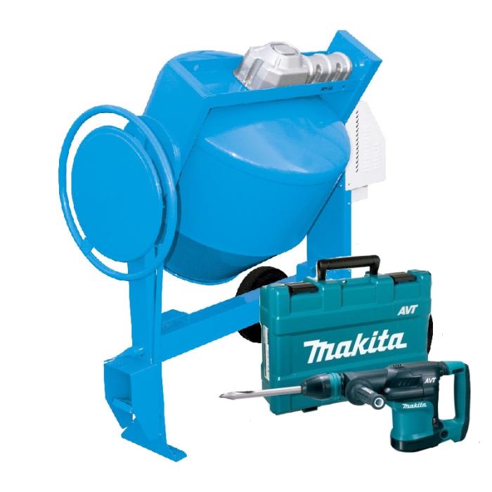 BETONIERA POLIERI LT 350 + MAKITA HM0871C